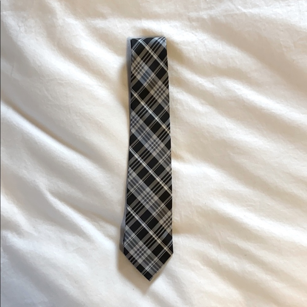 Express black and silver tie